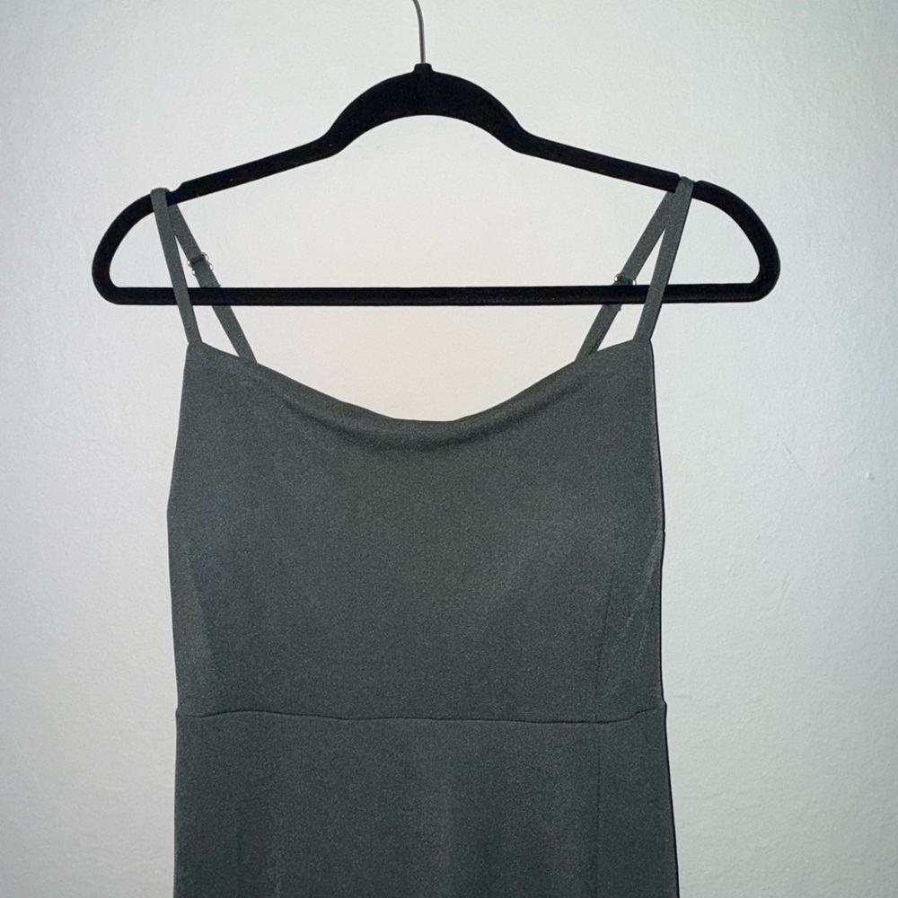 Classic Green Spaghetti Strap Women's Top